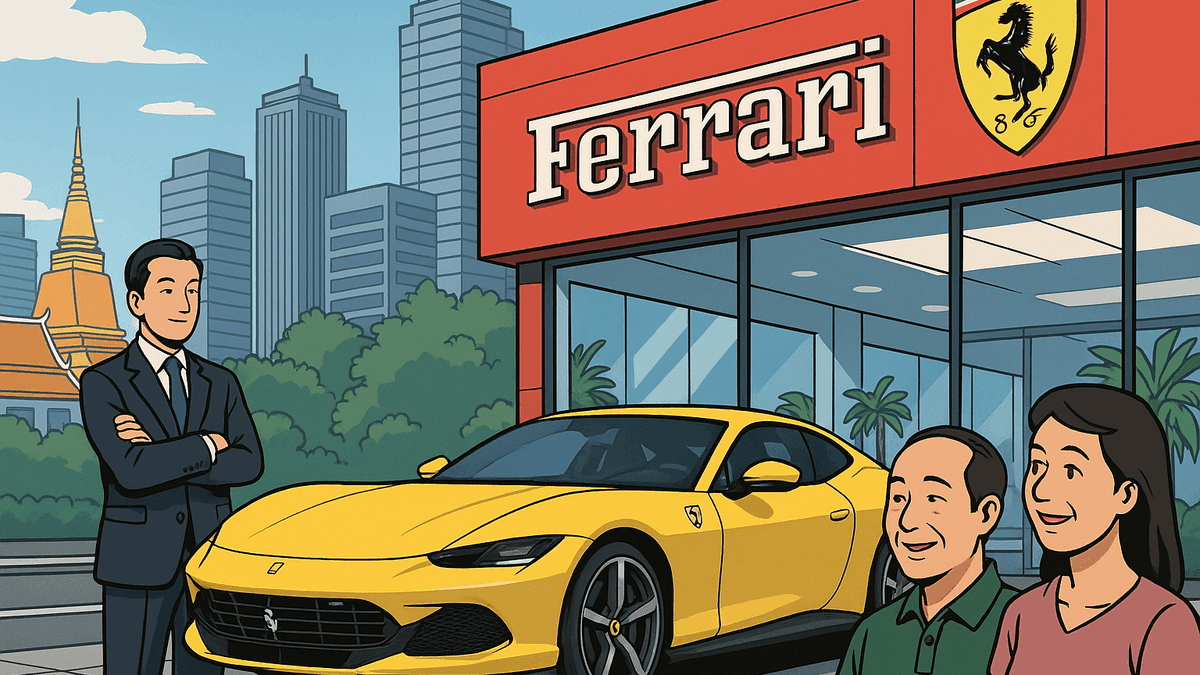 Ferrari Amalfiがタイで2,850万バーツで登場、640馬力V8で「初フェラーリ」層を狙う