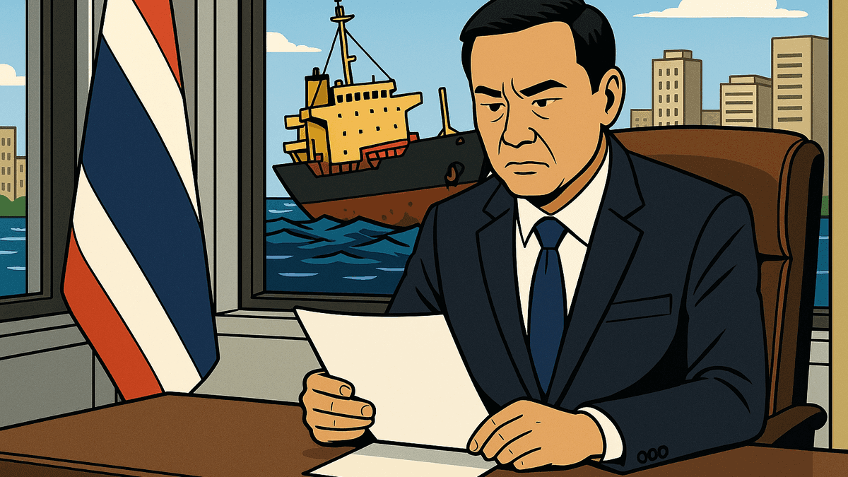 ホルムズ海峡で座礁したタイ船のタイ人船員3人、安否なお不明、外相がイランに書簡