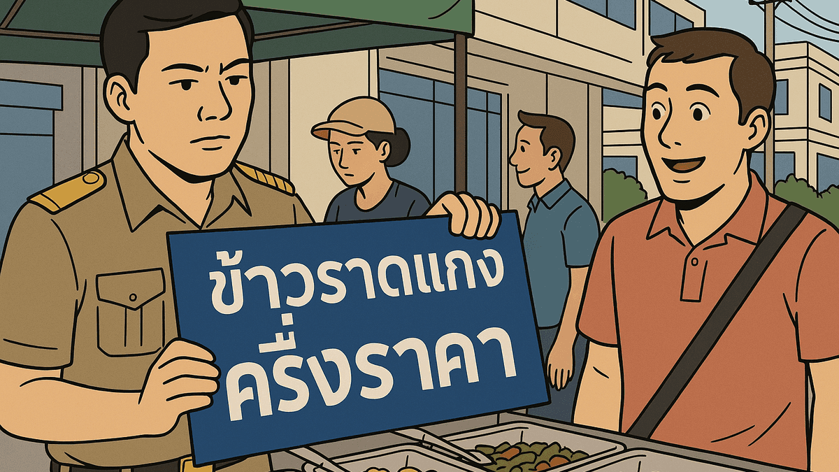 タイ商務省がご飯おかずの値下げ策発表、「ธงฟ้า」500拠点で半額販売も