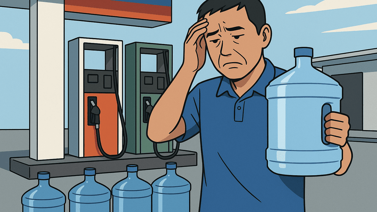 スリン県の飲料水工場、燃料高で収入半減「タンク10バーツ→15バーツに値上げせざるを得ない」