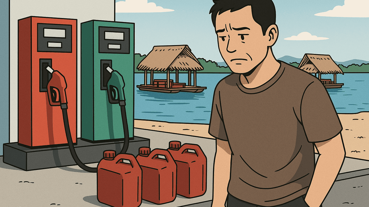 スリン県の湖畔観光地、燃料高で来客半減「去年と正反対」