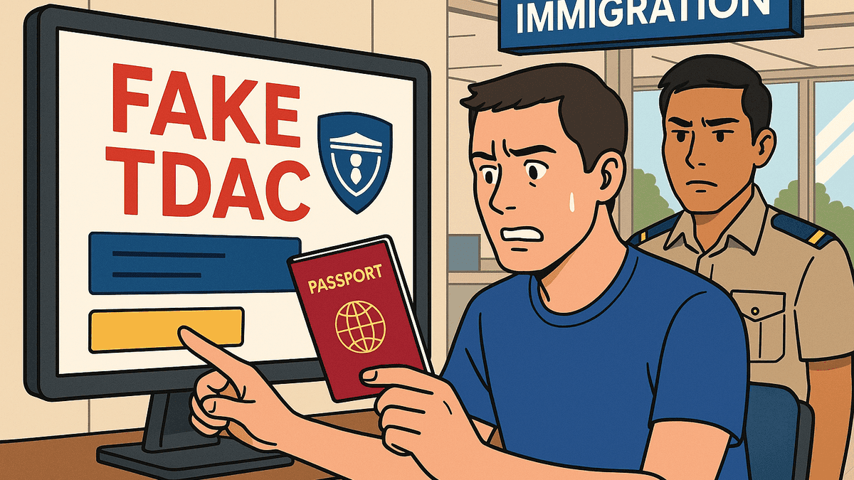 タイ入国者の10%が偽TDACサイトを利用、入管が注意喚起
