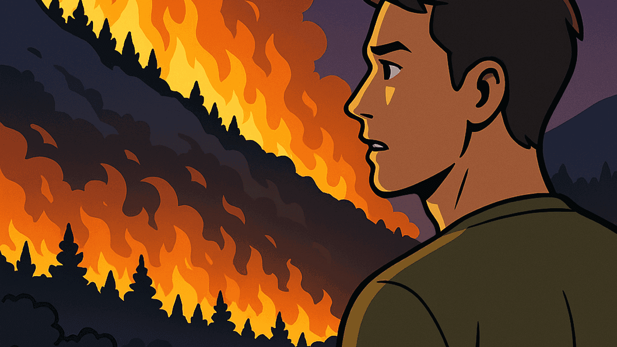 チェンマイで深夜の森林火災が再燃「霧の海が炎の海に変わった」