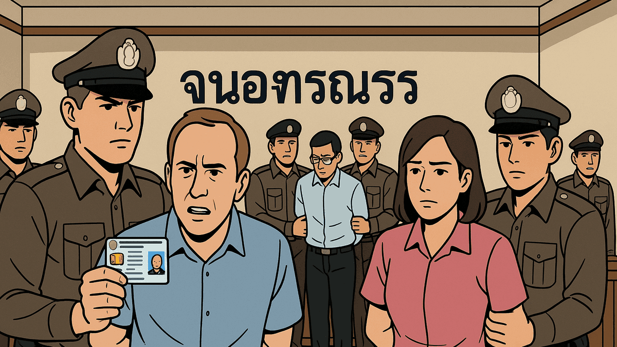 アユタヤの郡役所を急襲、副郡長ら6人逮捕。外国人に不正IDカードを発行