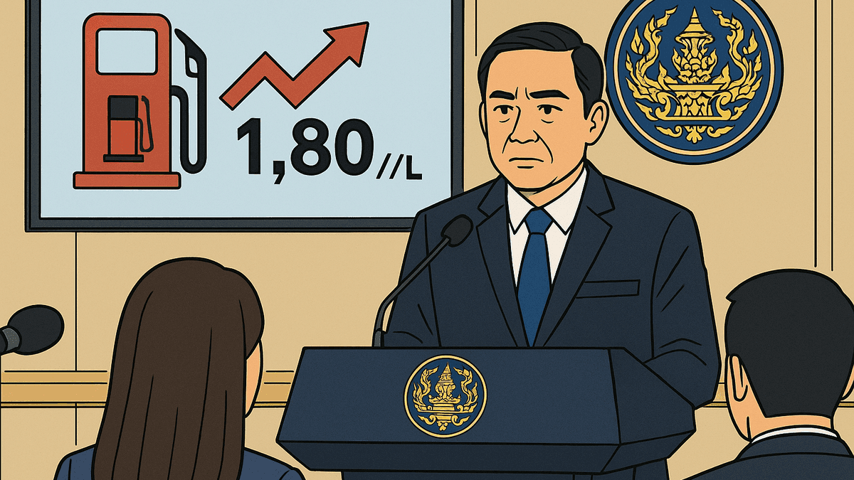 明日からディーゼルが1.80バーツ/L値上げ、燃料危機下で追い打ち