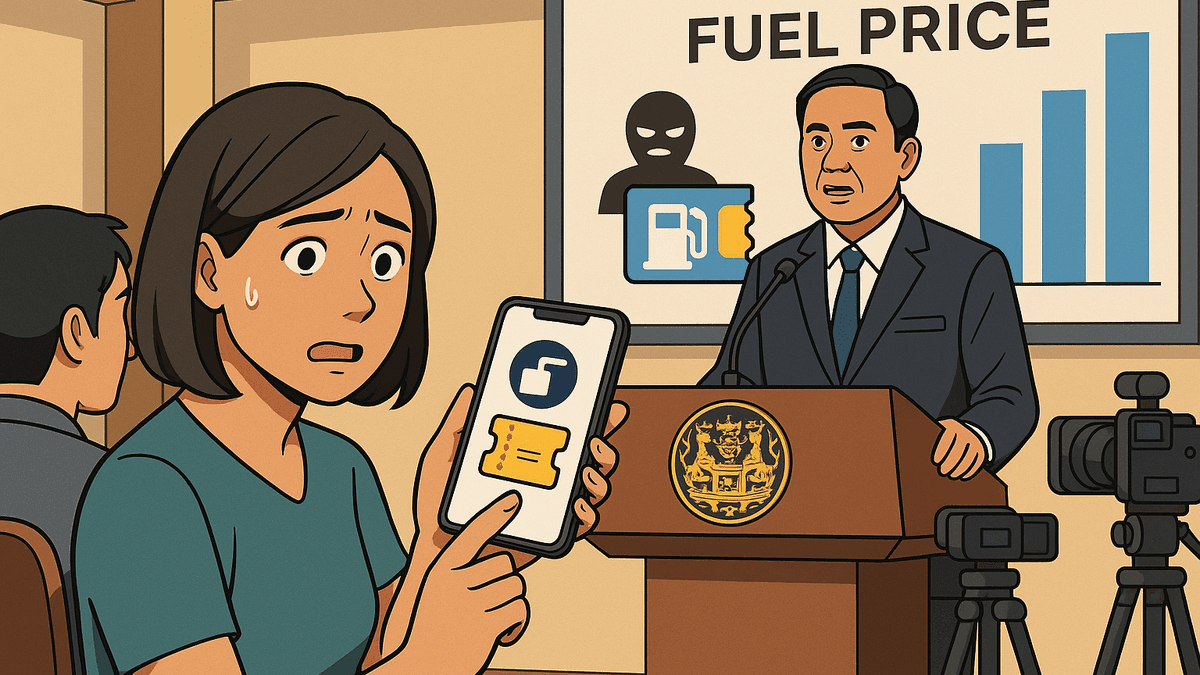 偽の燃料クーポンSMSで銀行口座が空に、上院議員が国会で詐欺被害を告発