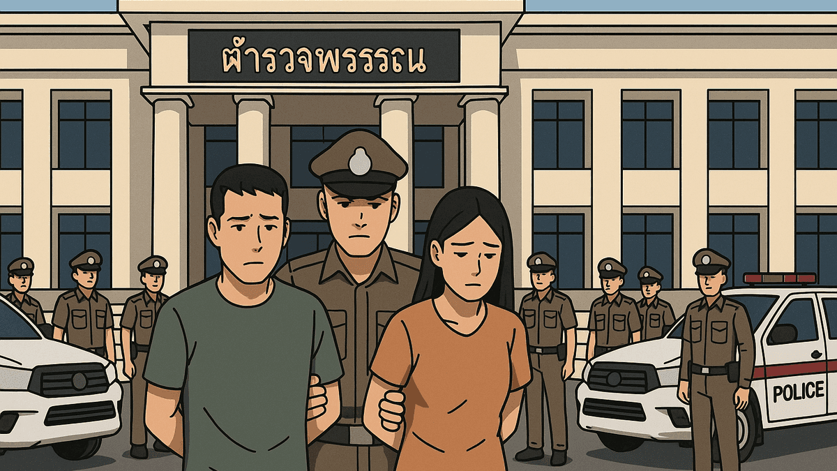 パトゥムターニーの警察官8人が夫婦を拉致し金を脅し取る、即時免職の方針