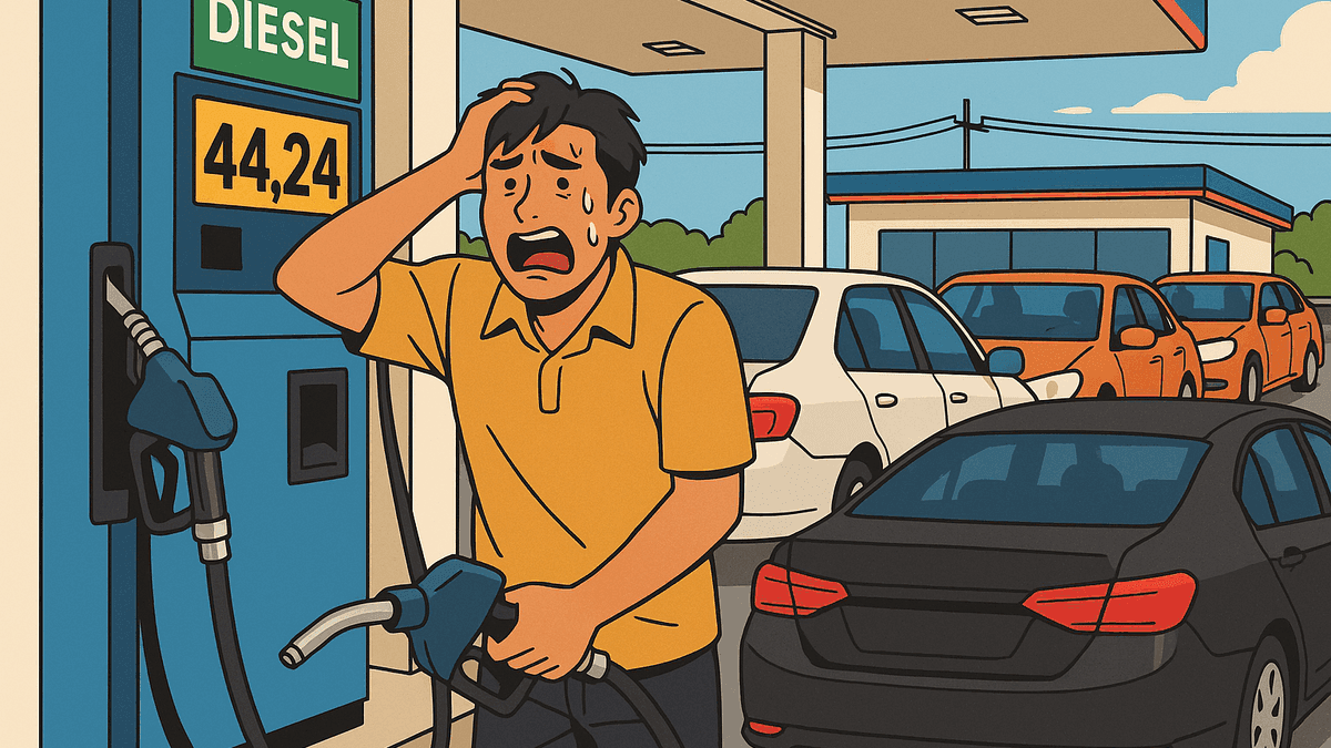 わずか1週間でディーゼル11バーツ急騰、44.24バーツに到達。石油基金の赤字は421億バーツ