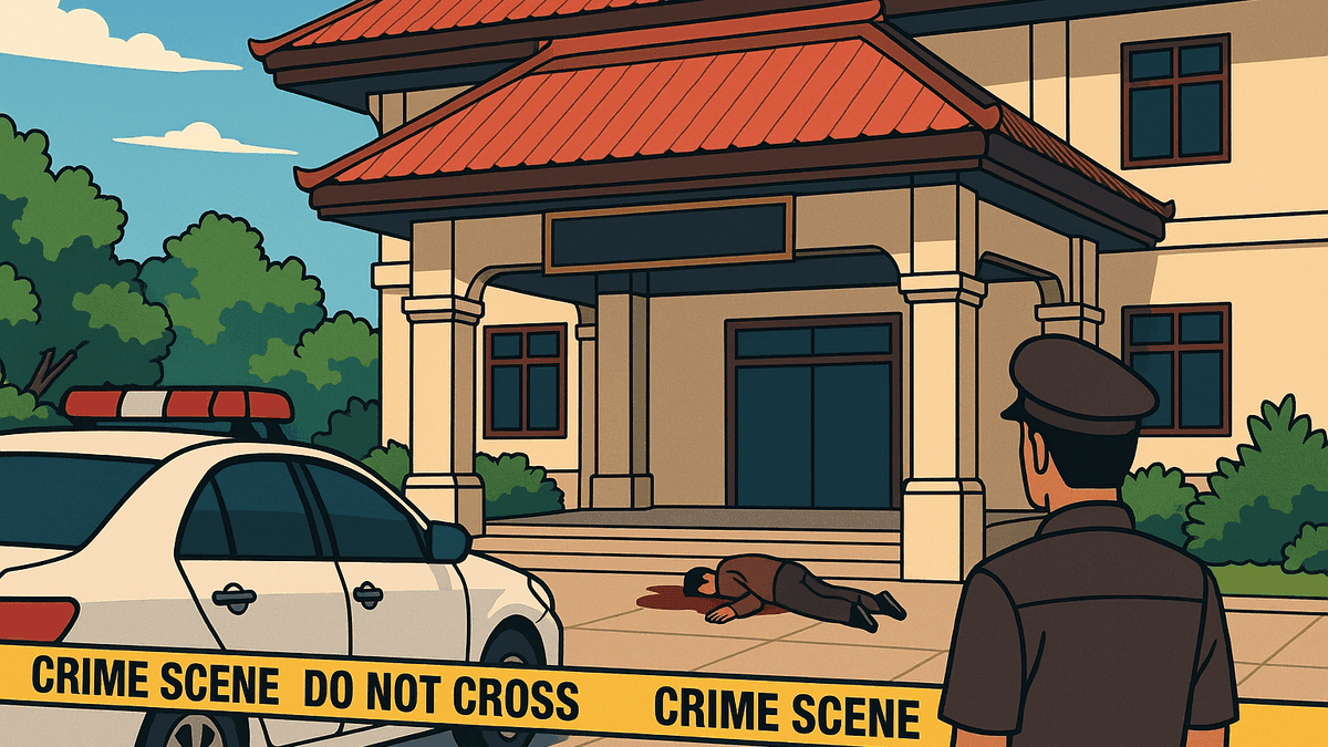 ナラティワート県で副郡長が銃撃され死亡、同乗の27歳女性も犠牲に