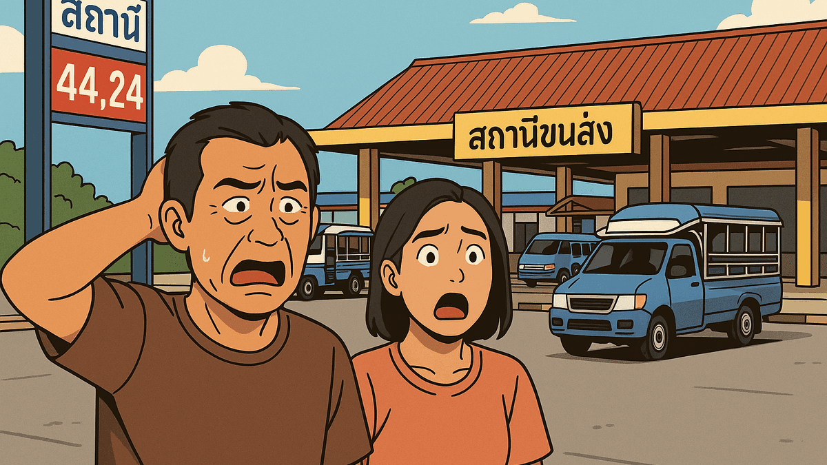 90台あったソンテウがたった3台に、ブリーラムの公共交通が燃料高で壊滅寸前