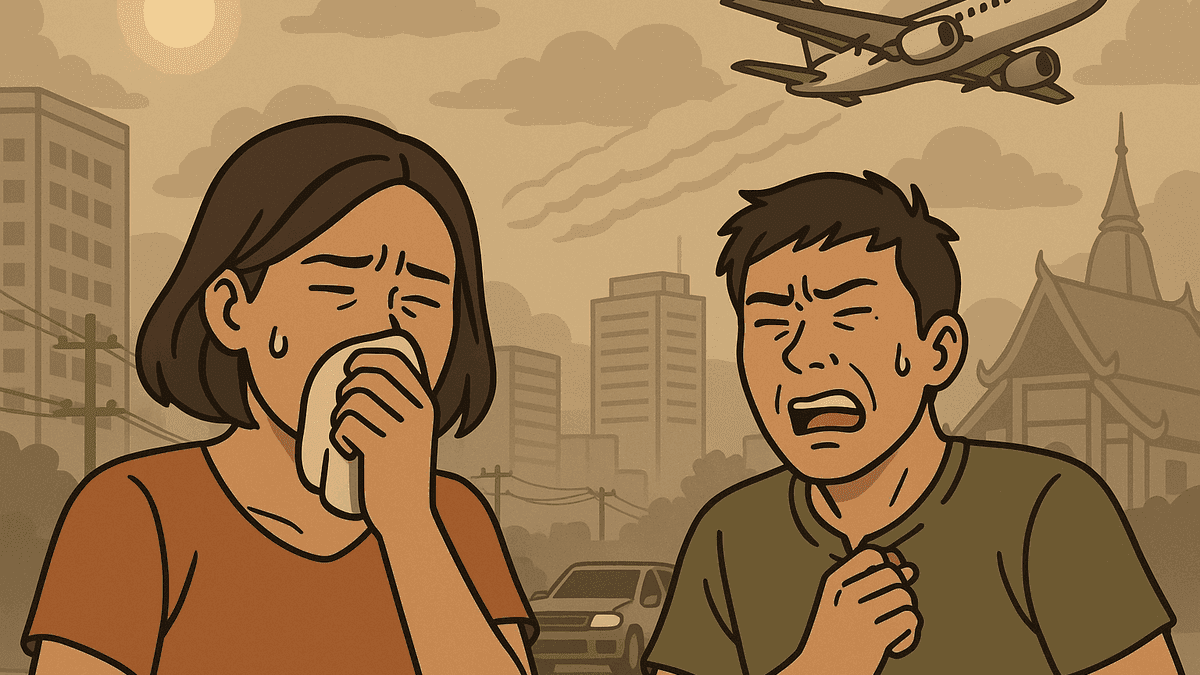 【続報】チェンマイPM2.5が9日連続で世界最悪圏、人工降雨5機を緊急投入