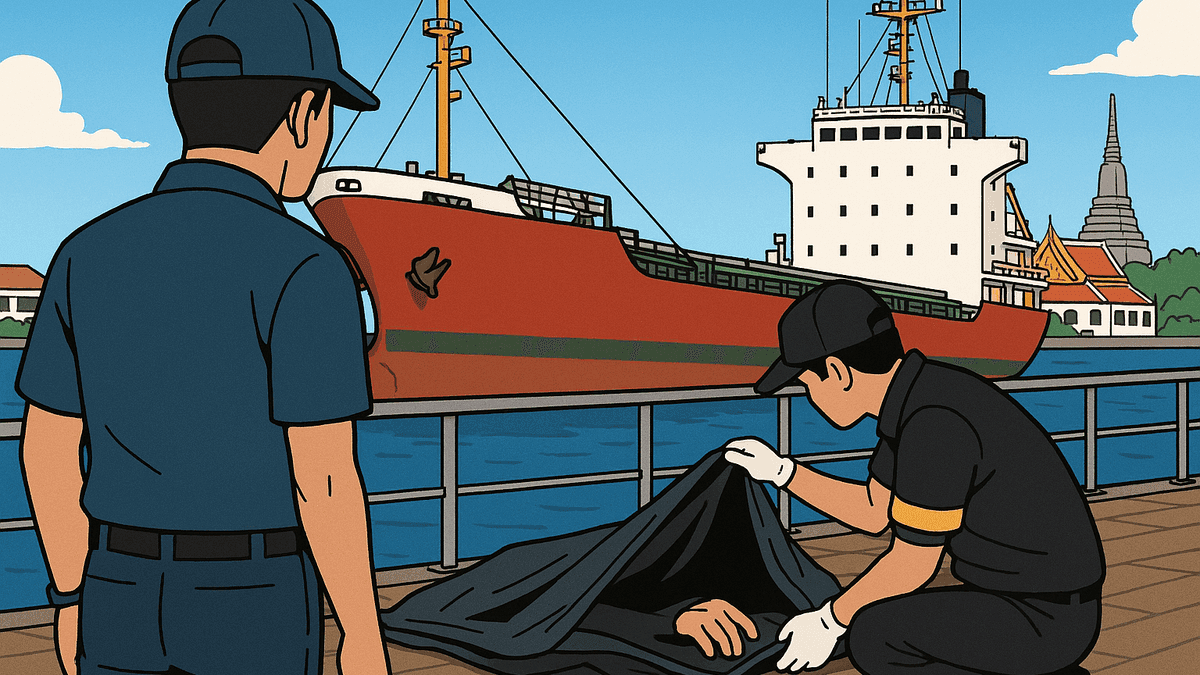 【続報】ホルムズ海峡で被弾のタイ貨物船から人体の一部を発見、行方不明の3人か