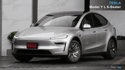テスラModel Y L 6シーターがタイで199.9万バーツ、3列シートの新バリアント