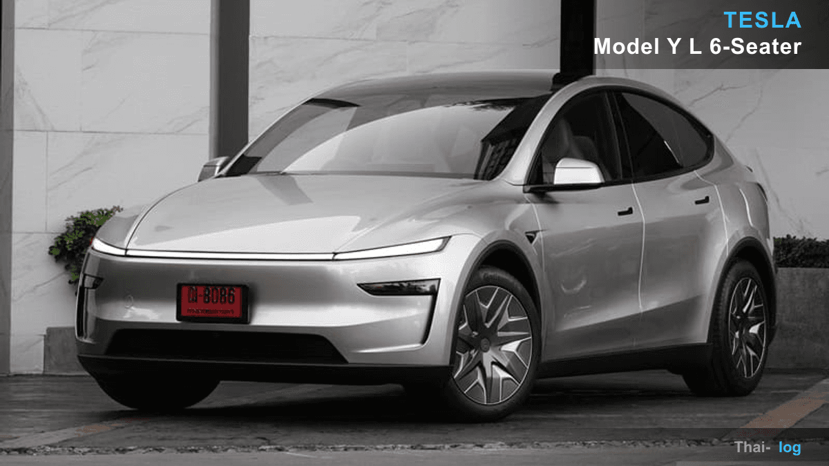 テスラModel Y L 6シーターがタイで199.9万バーツ、3列シートの新バリアント