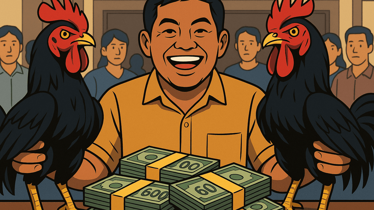 闘鶏2羽に600万バーツ、タイで歴史的ディールが成立