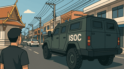 ナラティワート議員銃撃事件、軍車両使用で海軍関係者を追跡