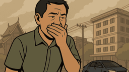 チェンマイが再び世界ワースト1位、AQI209の紫レベルに