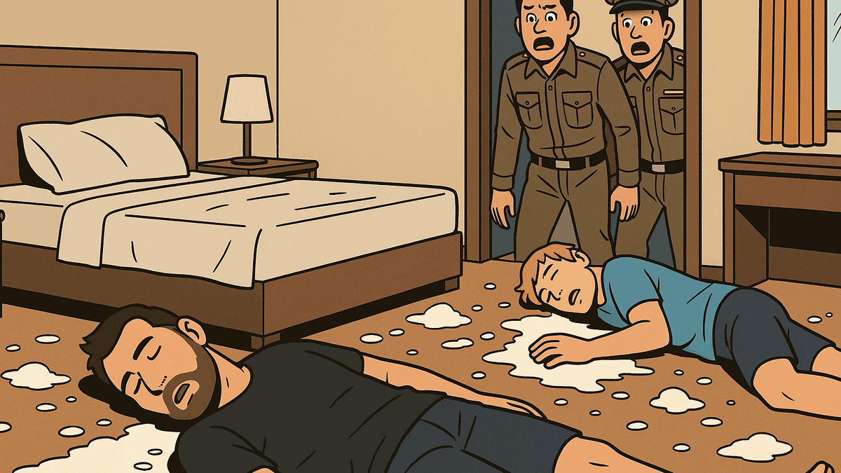 カオサン通りのホテルで外国人2人が謎の死、部屋に白い粉が散乱