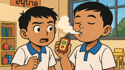 タイの幼稚園で5歳児がおもちゃ型Vapeを同級生から購入
