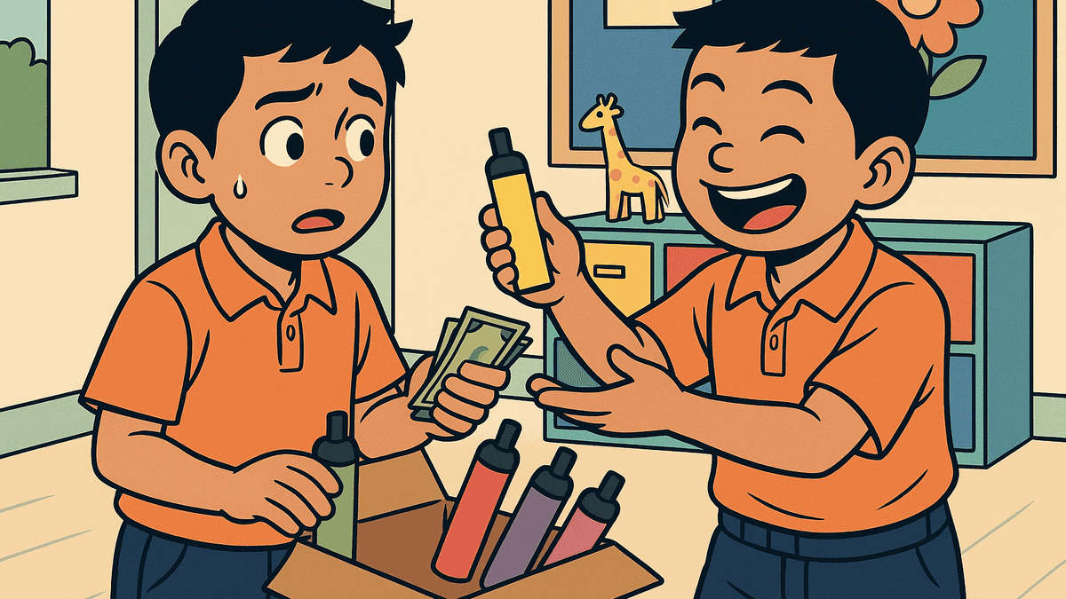 タイの幼稚園で5歳児が電子タバコを売買、おもちゃに偽装