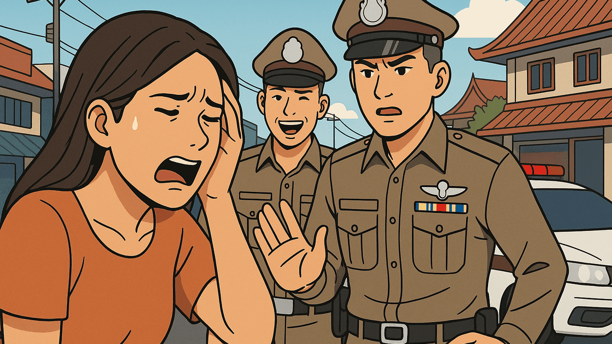 詐欺で15万バーツ失った女性が通報→警察「燃料代3千、成功報酬5万」