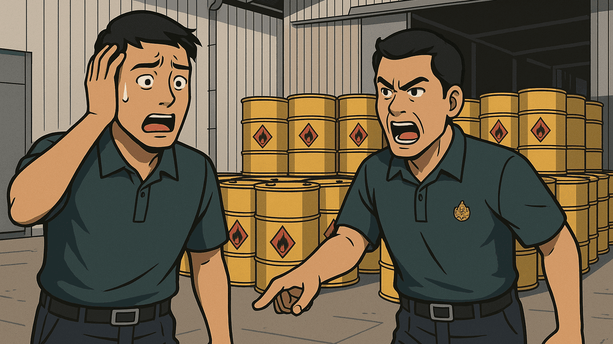 ラチャブリーの工場でディーゼル14万2千Lを大量備蓄、当局が摘発