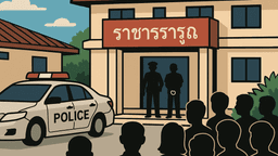 ラチャブリー1歳児虐待死の実母と義父を逮捕、住民殺到で現場検証中止