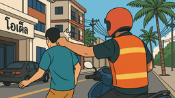 パタヤでバイタク運転手がインド人観光客を殴打、動画が拡散し批判殺到