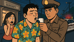 ソンクラン初日に飲酒運転353件、チェンマイが全国最多