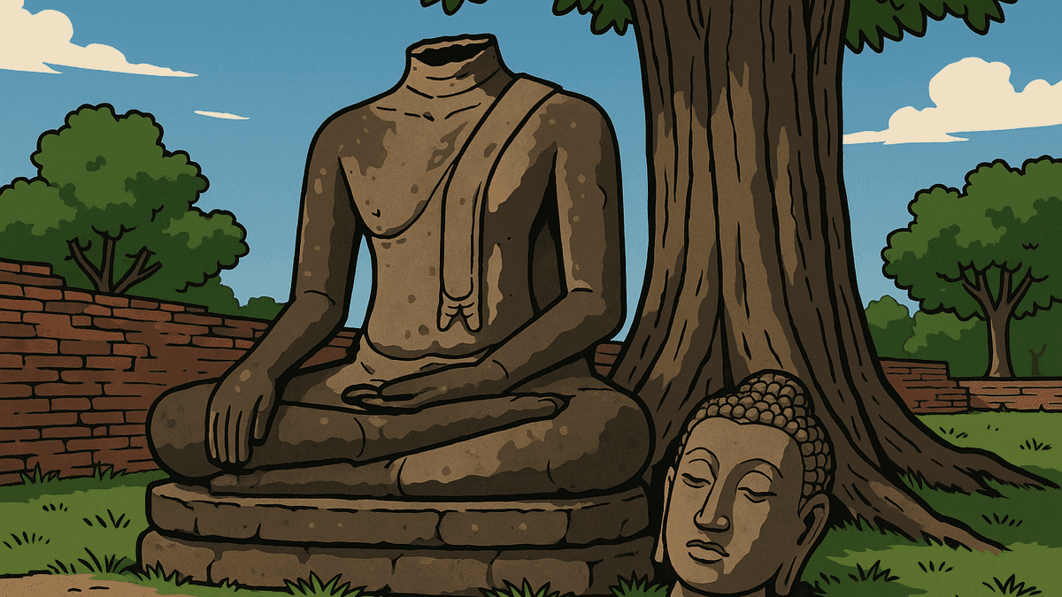 アユタヤで100年超の仏像の首切断、祟りを恐れ犯人が頭部を遺棄