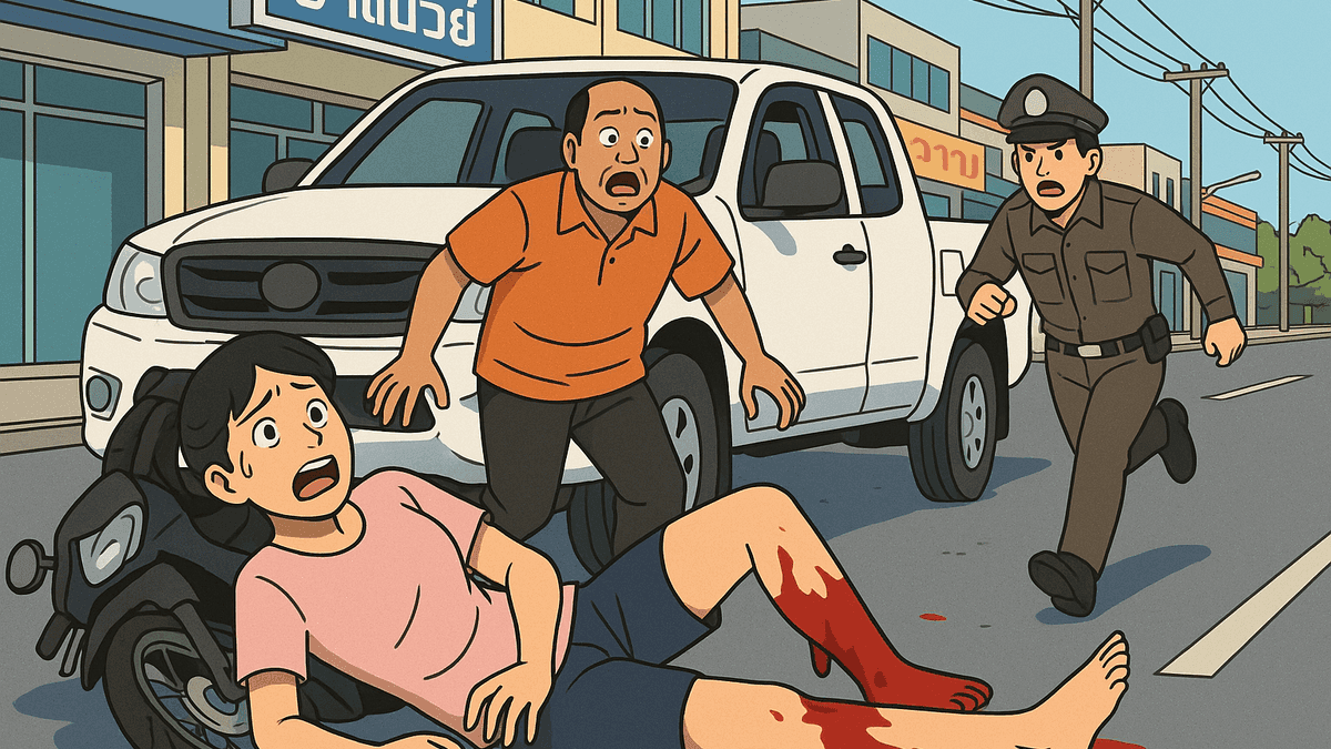 女性を轢いて脚切断、運転手が出頭し「牛だと思った」と弁明