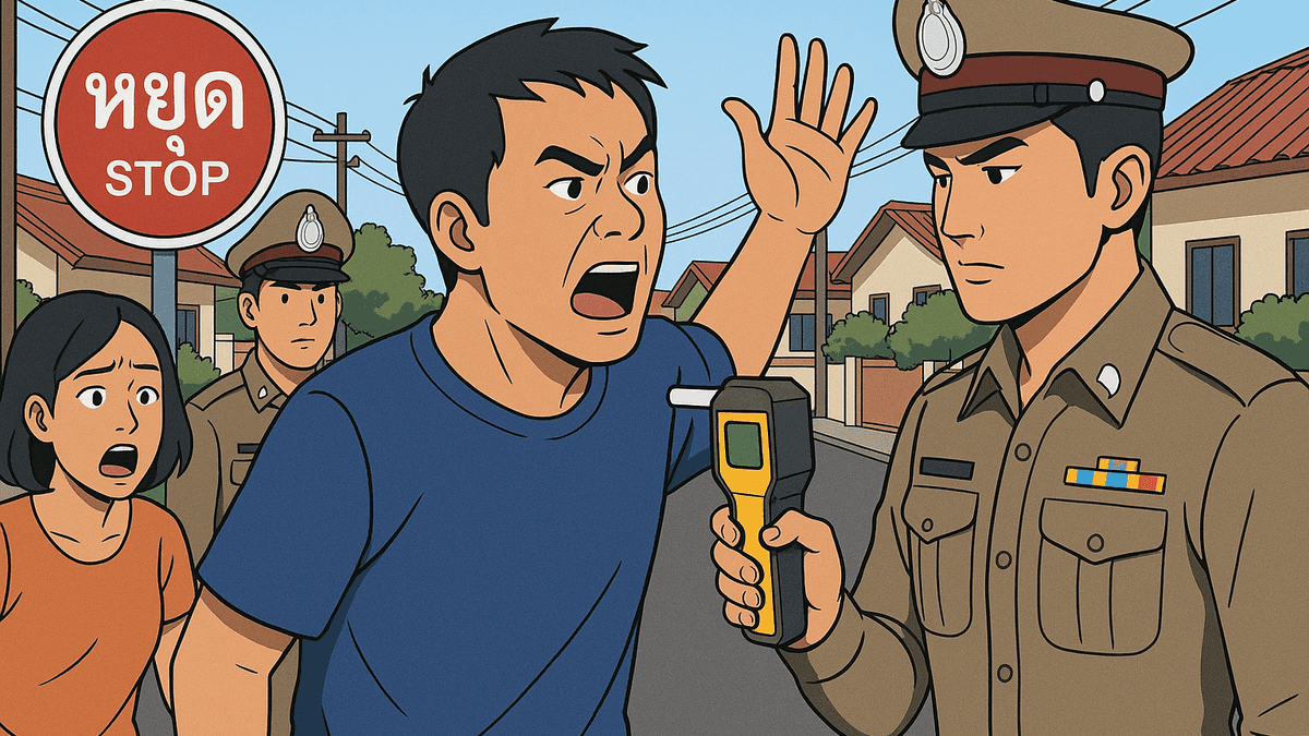 住宅地のど真ん中で飲酒検問、住民が「全員捕まる」と猛反発