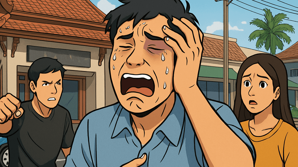 ソンクランで酔った男に殴られ眼窩骨折、CAの夢が絶たれた青年が号泣