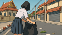 ゴミ拾いの15歳に寄付300万バーツ殺到、180万を社会に返すと表明