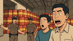 燃料7億リットルを倉庫に備蓄、安値で買い高値で転売の疑いで摘発