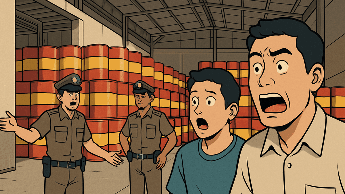 燃料7億リットルを倉庫に備蓄、安値で買い高値で転売の疑いで摘発