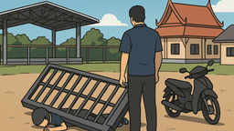 100キロの鉄製ゲートが倒れ15歳少年死亡、クラビーの市営グラウンド