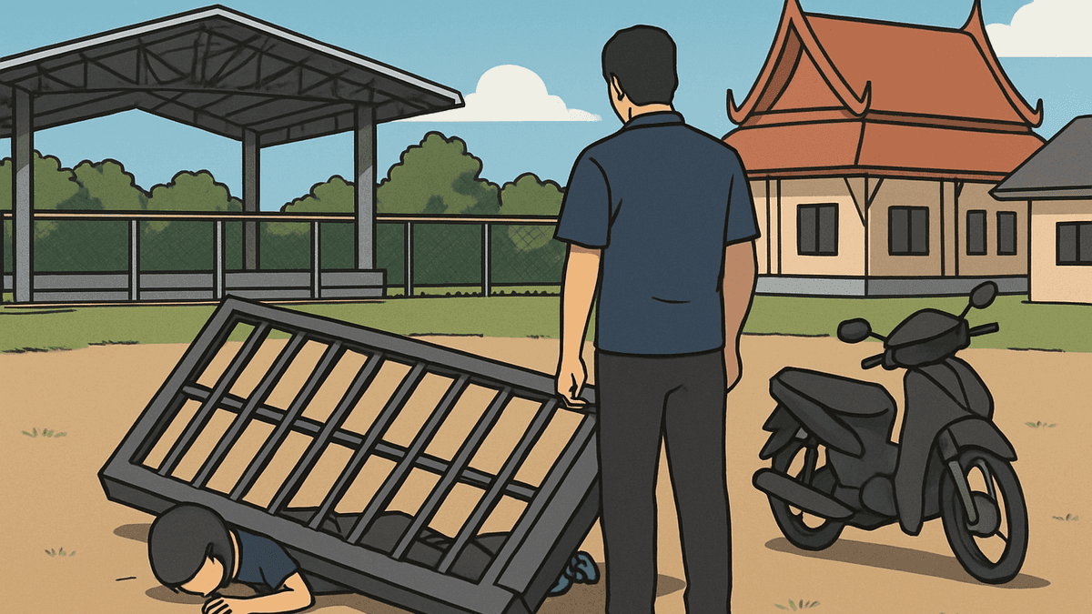 100キロの鉄製ゲートが倒れ15歳少年死亡、クラビーの市営グラウンド