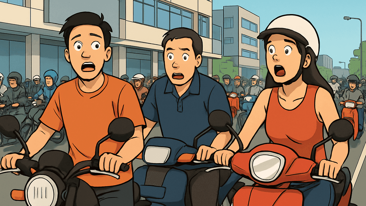 ラマ2通りでバイク100台が謎のエンスト、原因は建物からの電波干渉