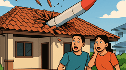 ロケット祭りの暴走ロケットが民家の屋根を直撃、ヤソートーン