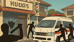 【続報】すりこぎ事件が暴動に発展、救急隊員3人負傷し救急車も破壊