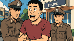 警察署の真向かいで中国人が詐欺、3400万バーツを騙し取る