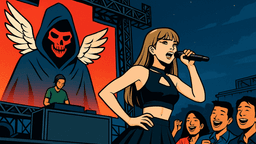 リサがCoachella 2026でAnymaと「Bad Angel」披露、SNS大炎上