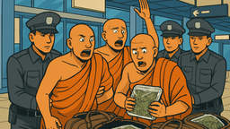 スリランカ僧侶22人がバンコク旅行帰りに大麻110kg密輸で逮捕、コロンボ空港で発覚