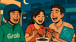 Grab金曜土曜の夜は呼出20%増、深夜は「タムプーパラー」とコンドーム年30万個