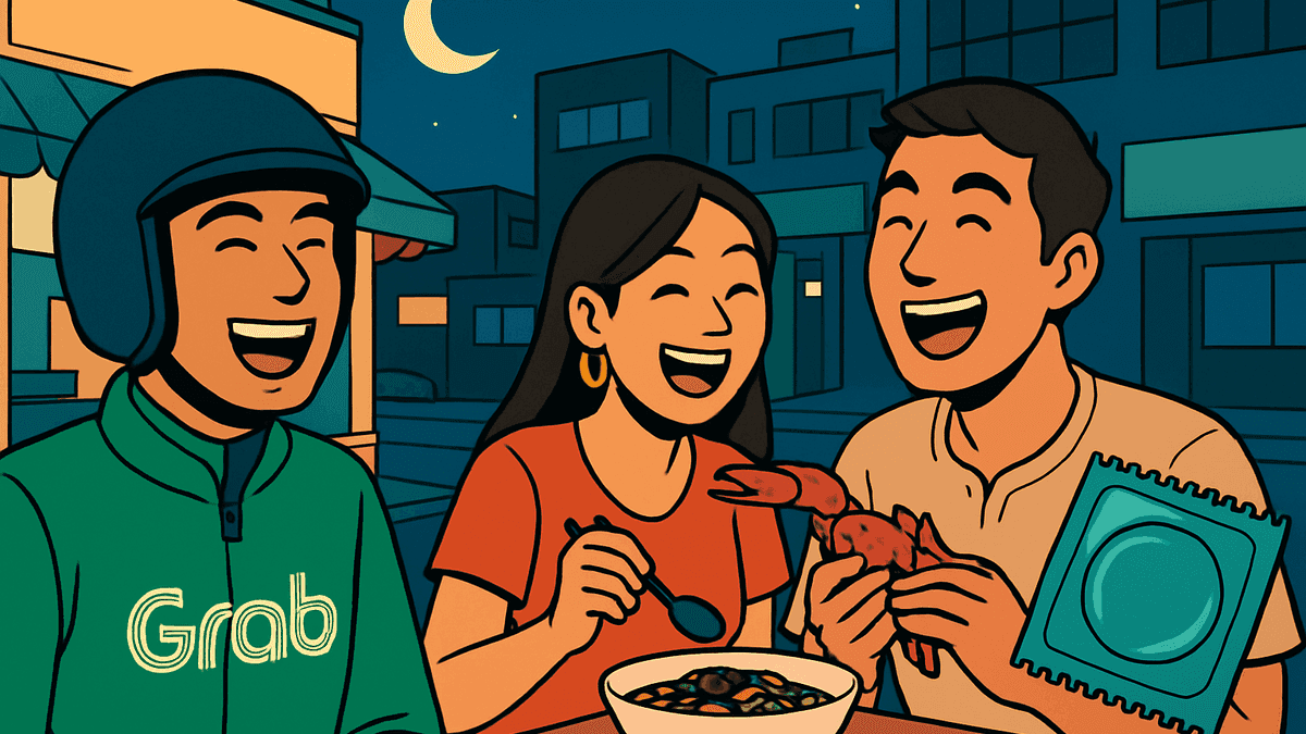 Grab金曜土曜の夜は呼出20%増、深夜は「タムプーパラー」とコンドーム年30万個