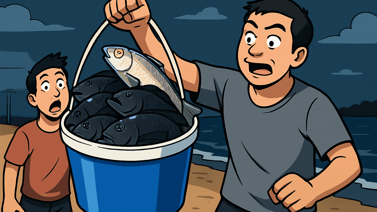 パタヤビーチで外来種ブラックチンティラピア大量発見、淡水魚の海中出現に釣り人警告