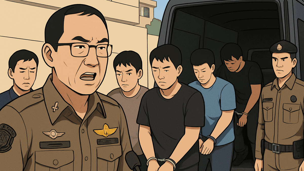 【続報】サケオ警官中国人5人誘拐事件、警察士官級1人を追加起訴+組織犯罪+強制失踪疑い
