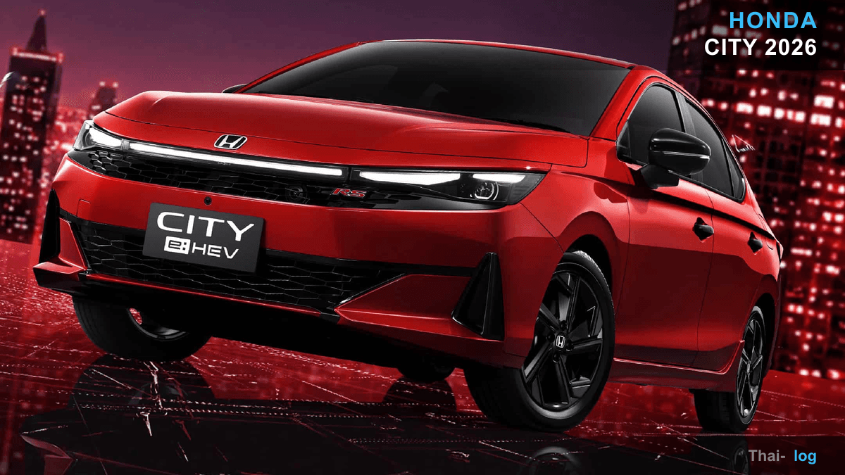 【続報】Honda City Minorchange 2026タイ予約開始