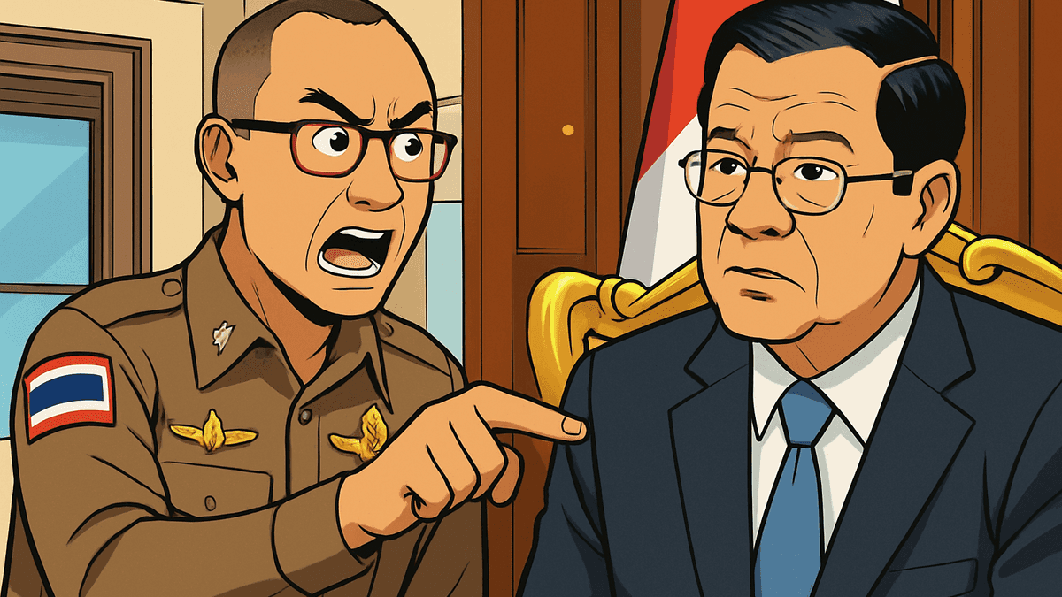 タイ警察副長官、フン・セン『タイ経由で詐欺師侵入』に反論『拠点はカンボジア国内』